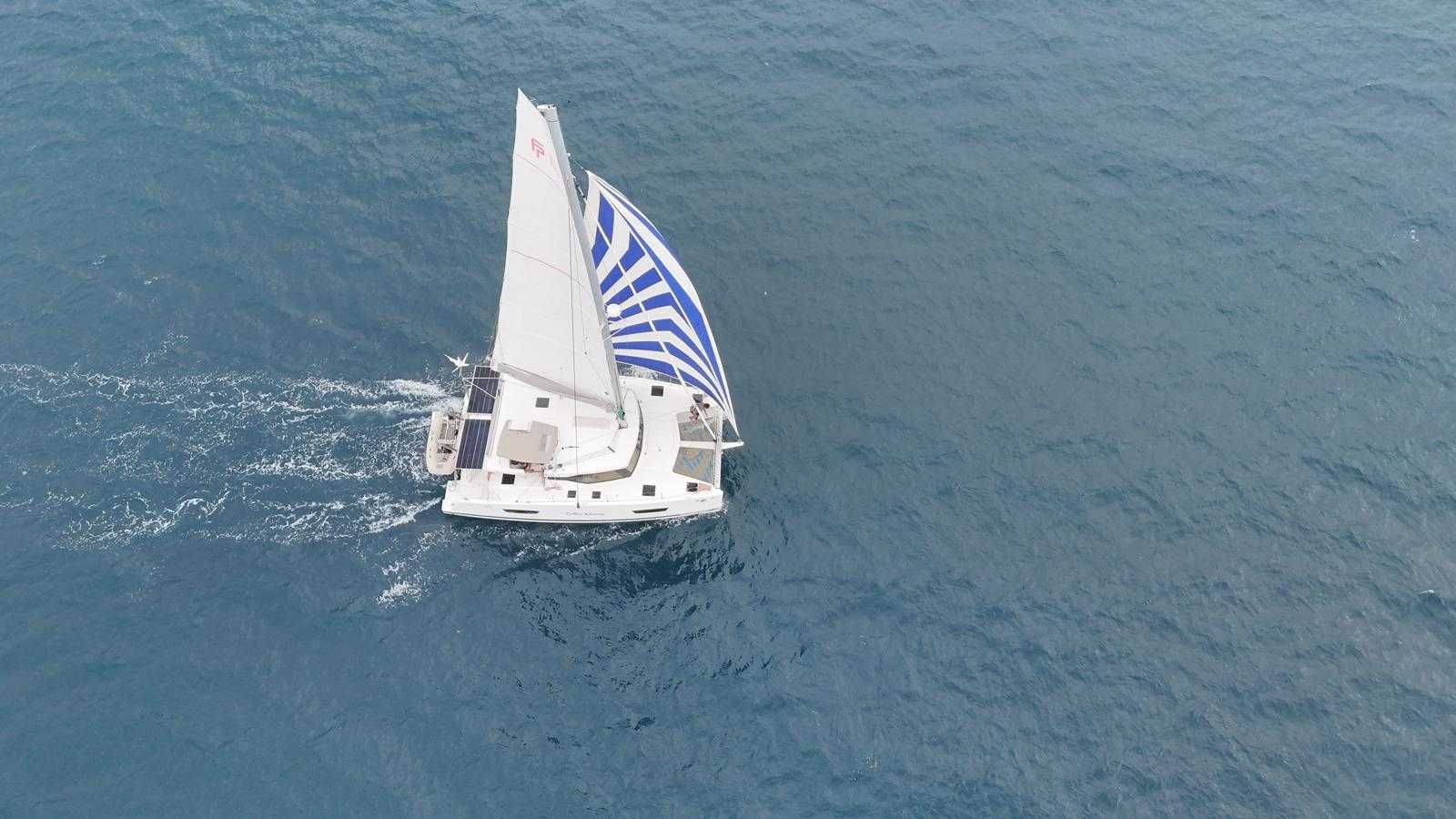 Lucia 40 in Linton Bay Panama